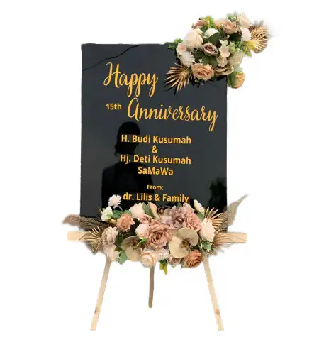 Papan Bunga Akrilik Pohgading